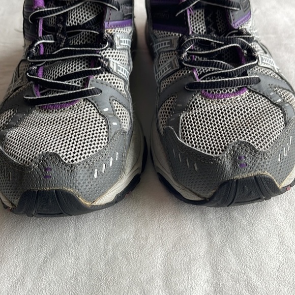 ASICS GEL-Venture 3 Trail Running Shoes Gray/Purple ,Size 8.5 - Picture 2 of 8